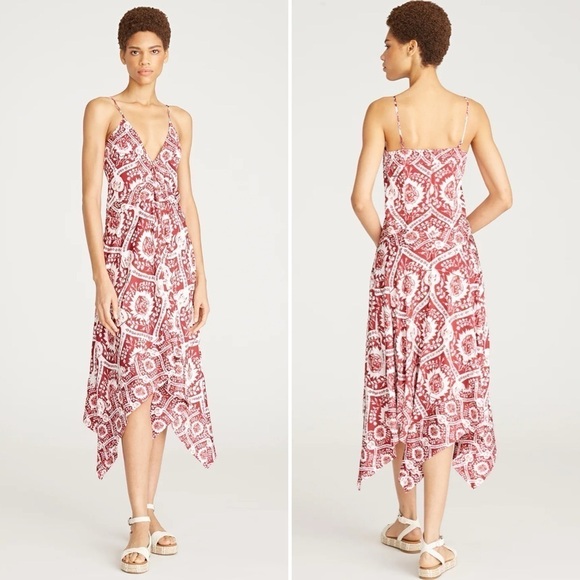 AMUR Krista Scarf Asymmetrical Dress Size 8 - Picture 4 of 12